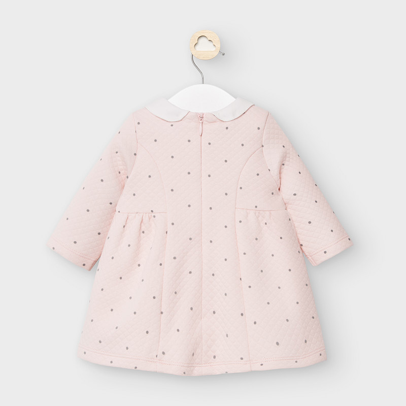 Polka-dot dress newborn girl